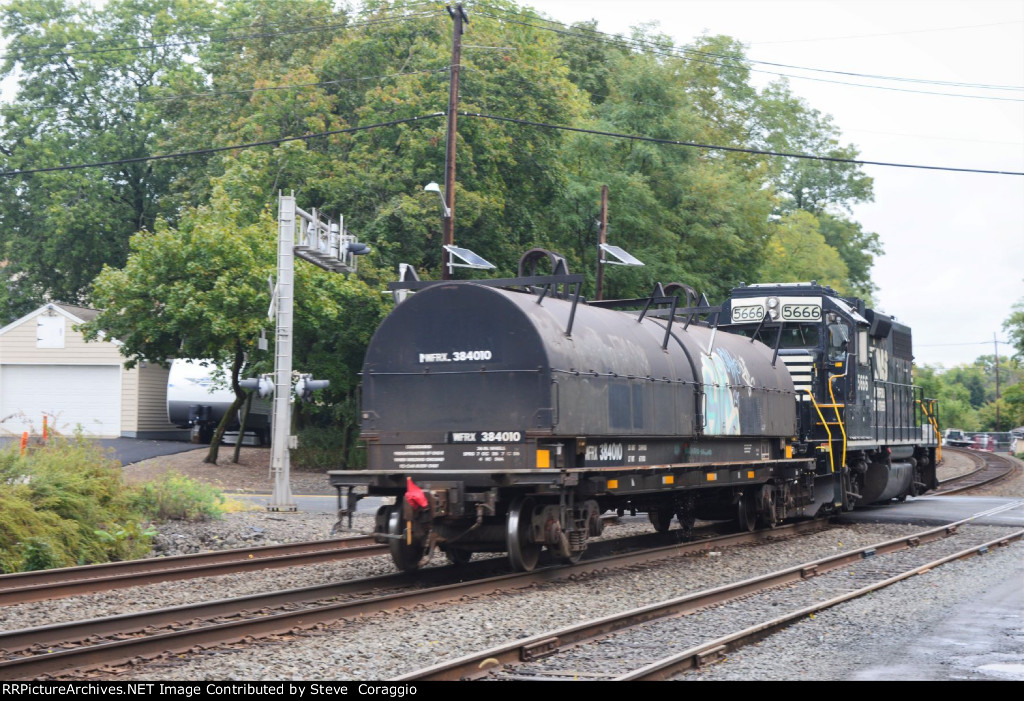 On the Prospect Avenue Grade Crossing